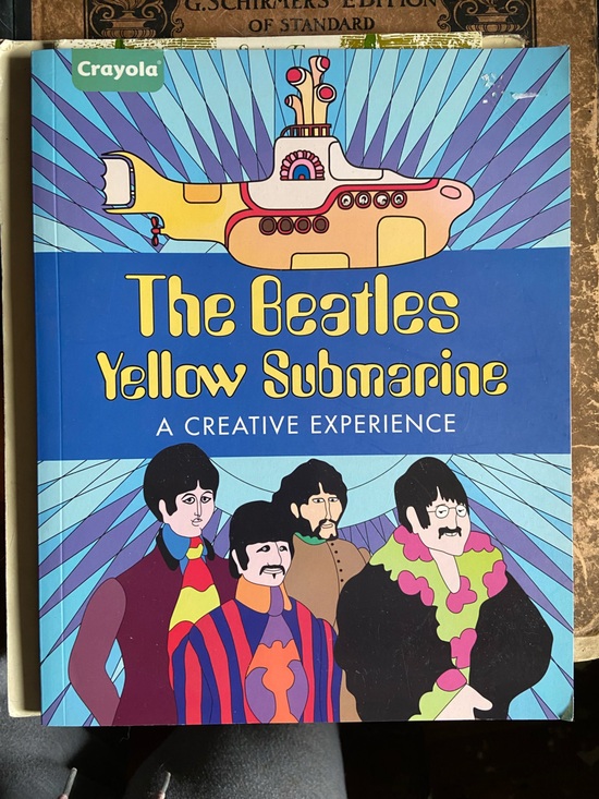 Crayola Other - Beatles Yellow submarine coloring book psychedelic 60s 1960s Peter Max  GROOVY